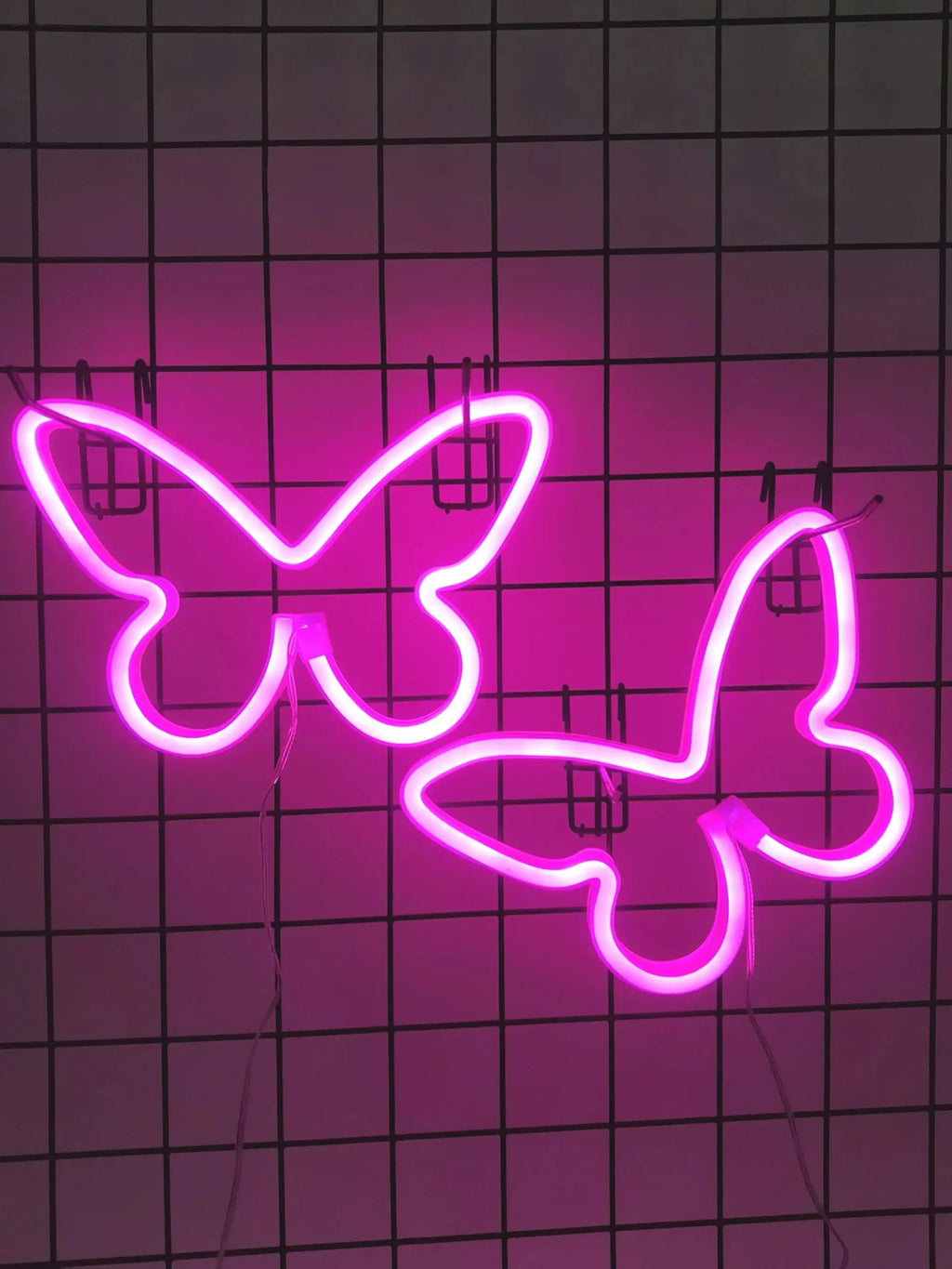 Butterfly Love LED Neon Light , Girl's Room Birthday Christmas Wedding Party Light, Valentine's Day Gift,USB/Battery Powered
