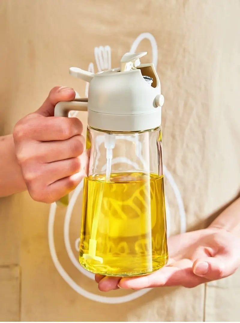 Kitchen Oils Spray Olive Oil Cruet Spray  Home Kitchen Air Fryer Spray Camping BBQ Cooking Plastic Oil Bottle  200/300ml/500ml
