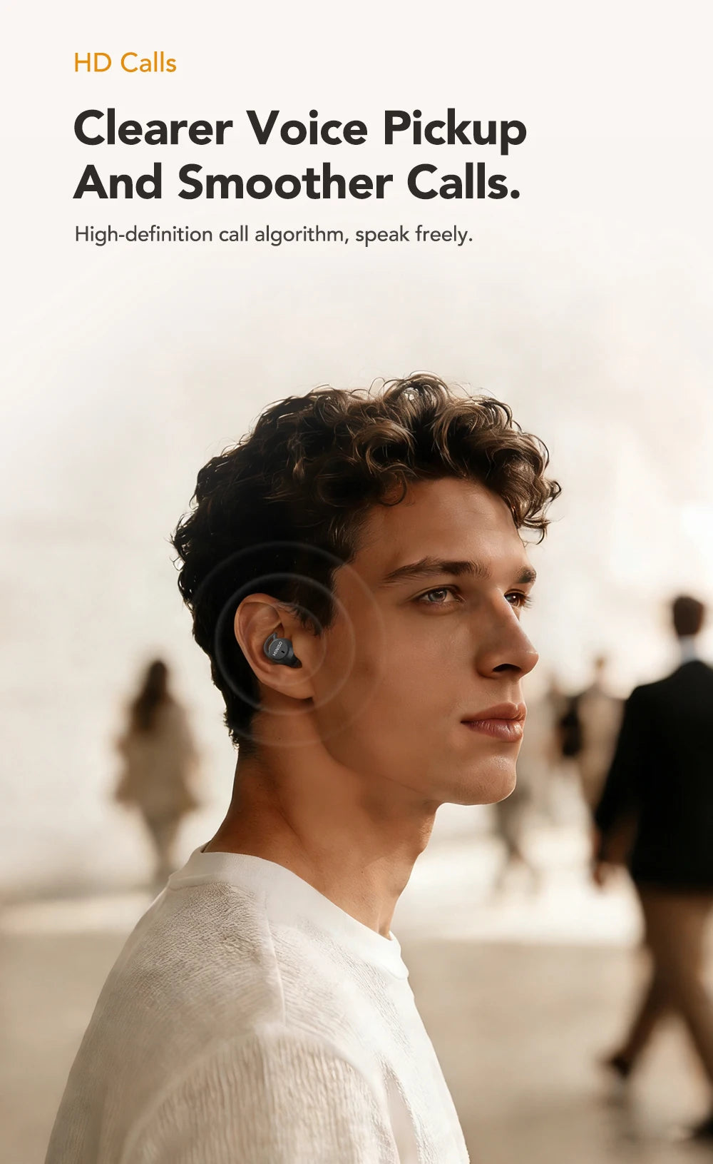 MINISO MS217 TWS Mini Sleep Earbuds Bluetooth 6.0 AI Translator 134 Languages ENC Noise Cancelling Ultra-Light In-Ear Headphones