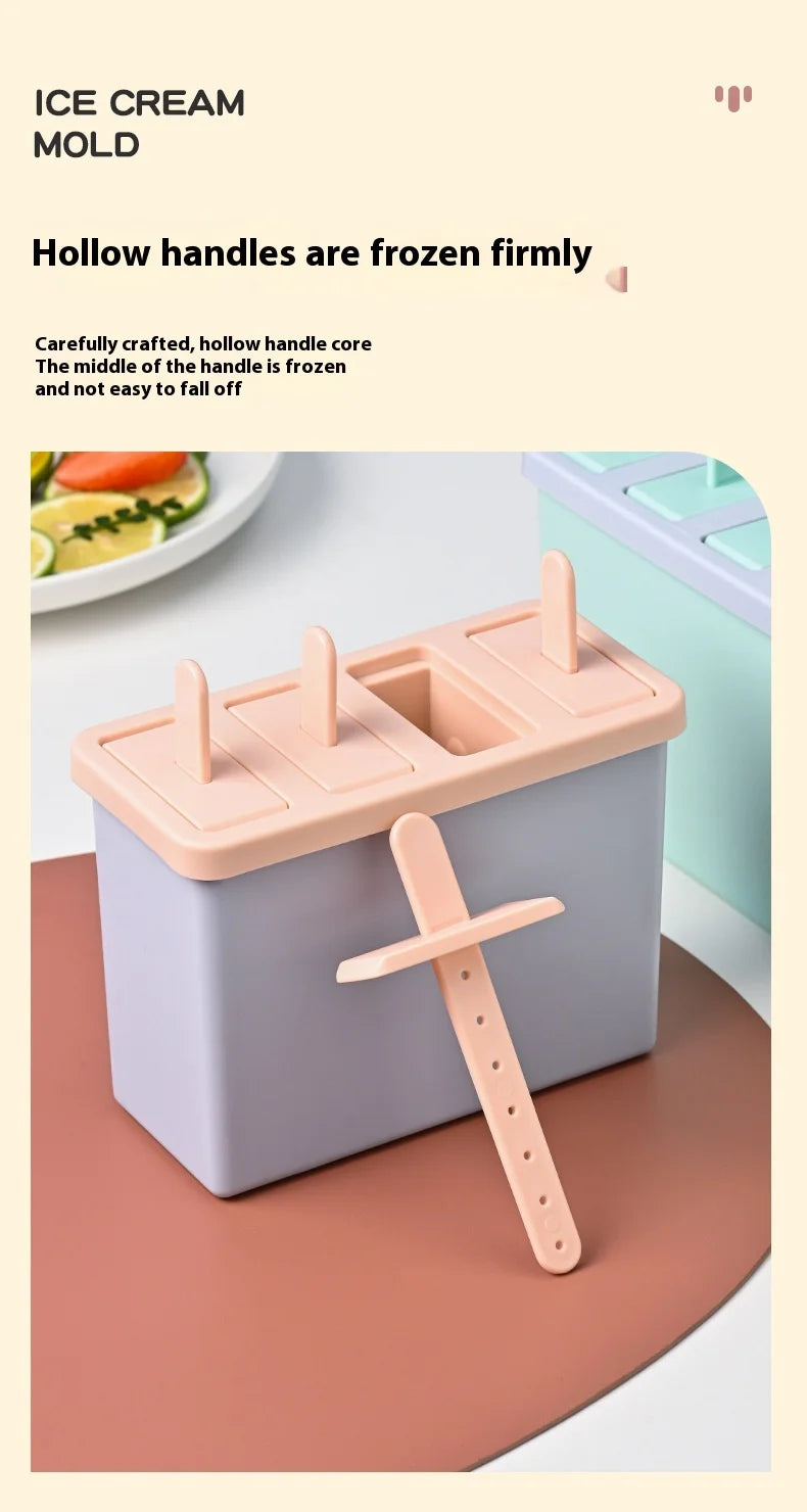 Popsicle/Sorbet Mold Popsicle Making Frozen Ice Box Lid Homemade Ice Cream Artifact kitchen things gadgets kitchen items