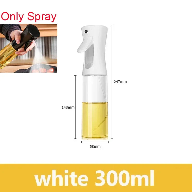 Kitchen Oils Spray Olive Oil Cruet Spray  Home Kitchen Air Fryer Spray Camping BBQ Cooking Plastic Oil Bottle  200/300ml/500ml