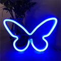Butterfly Love LED Neon Light , Girl's Room Birthday Christmas Wedding Party Light, Valentine's Day Gift,USB/Battery Powered