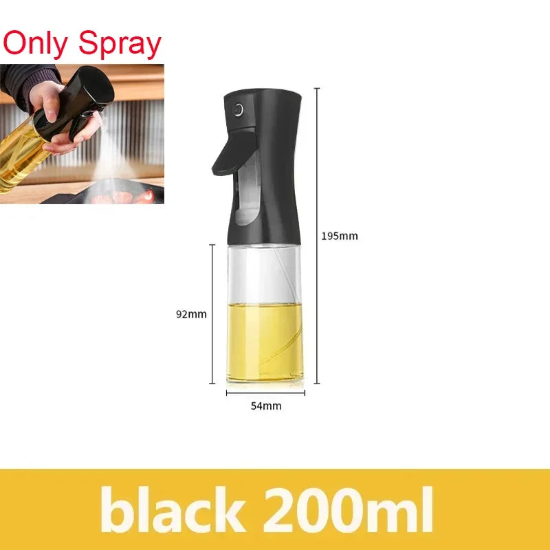 Kitchen Oils Spray Olive Oil Cruet Spray  Home Kitchen Air Fryer Spray Camping BBQ Cooking Plastic Oil Bottle  200/300ml/500ml