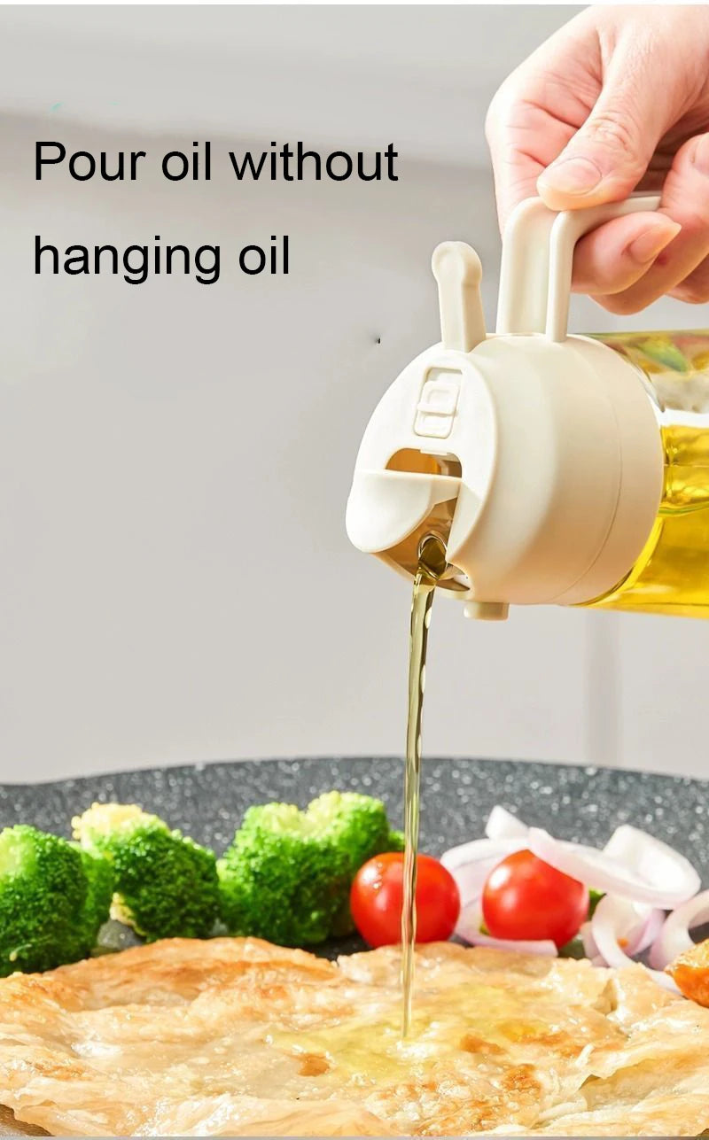 Kitchen Oils Spray Olive Oil Cruet Spray  Home Kitchen Air Fryer Spray Camping BBQ Cooking Plastic Oil Bottle  200/300ml/500ml