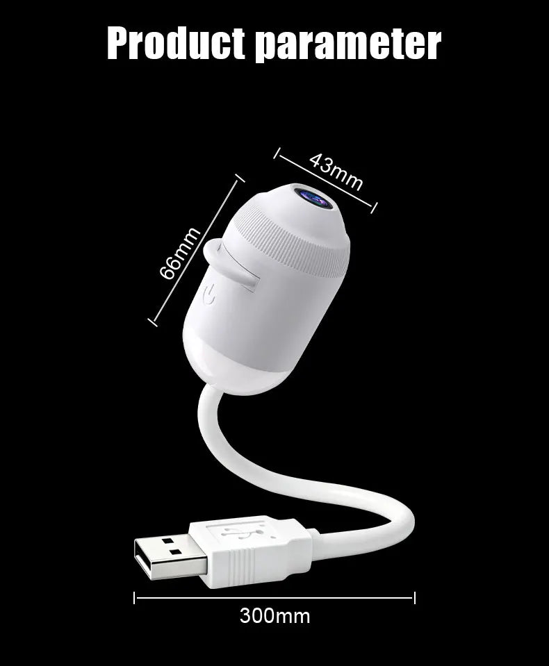 Explosive USB Starry Sky Projection Light for Car Interior, Home, Bedroom, Nightlight, Romantic Galaxy Atmosphere Light