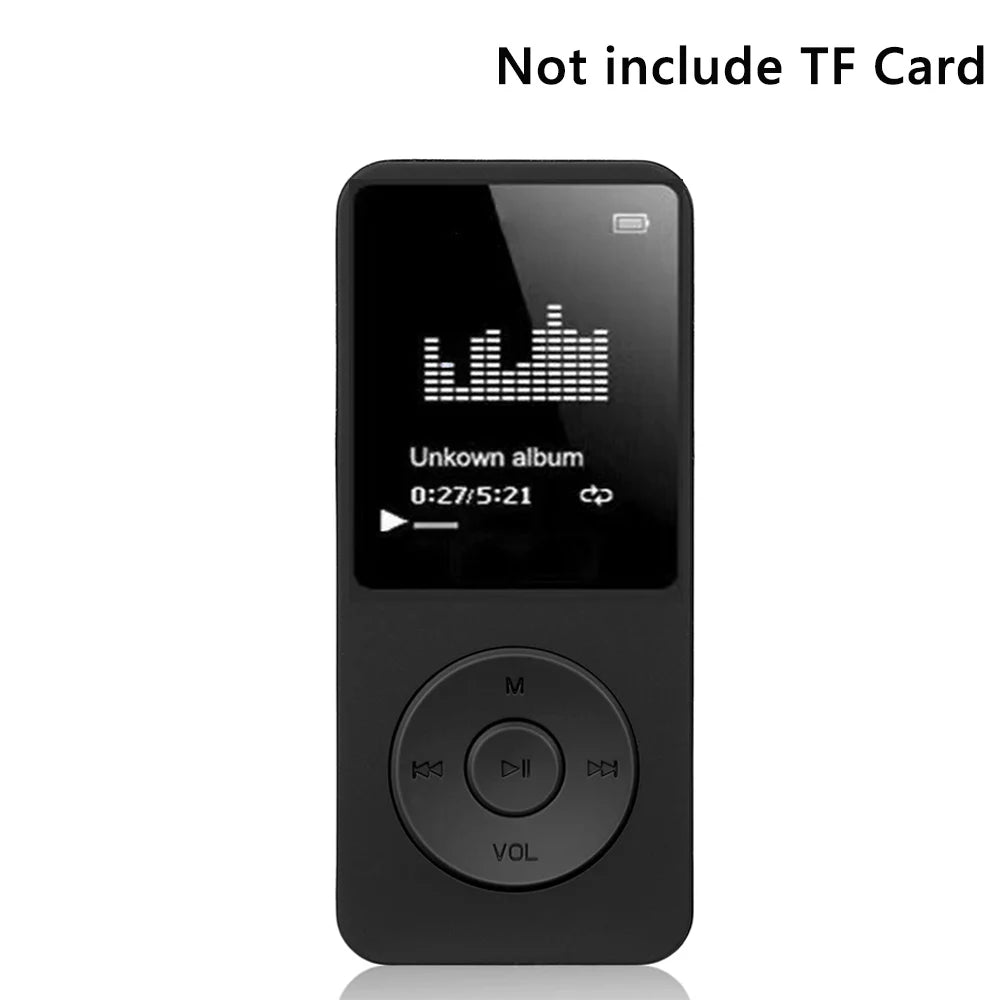 Portable MP3 Player Bluetooth Lossless Music Player Walkman 1.8 Inch LCD Display MP4 E-Books Picture FM Recording MP3 Speaker