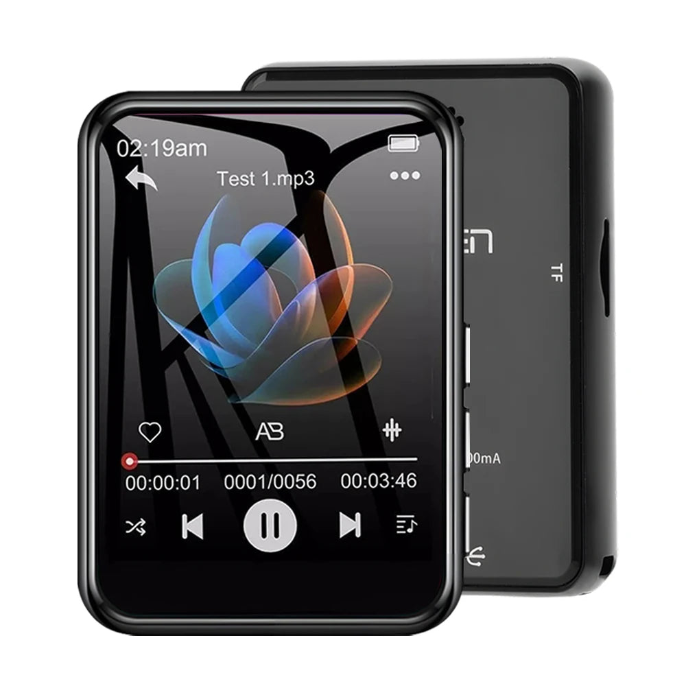 2.4 Inch Touch Screen MP3 Player with Bluetooth 5.4 HiFi Sound Built-in Speaker E-book Reader Music Walkman for Sports And Travel